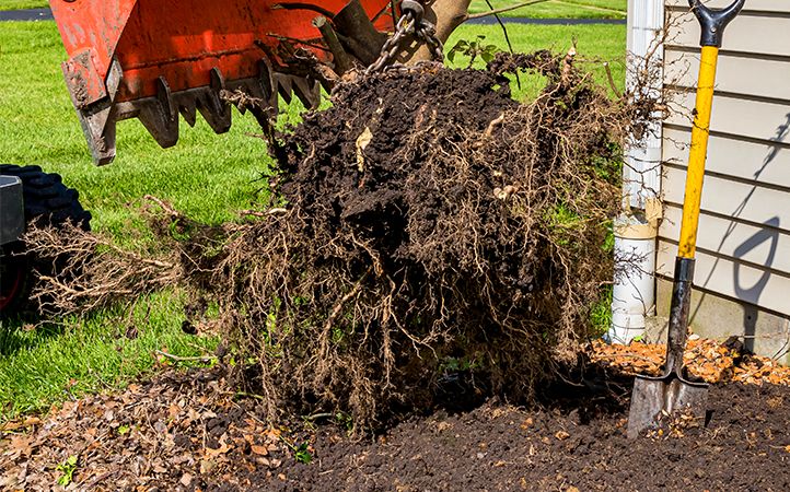 hardscaping above banner